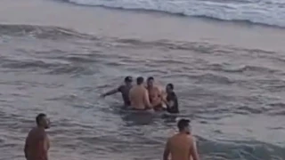 Hombre ahogado en playa de Manzanillo