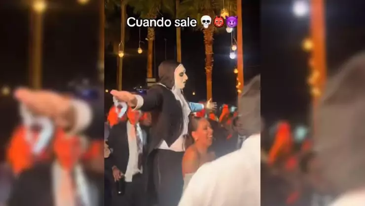 VIDEO Baile de La Monja viral de Tiktok reemplaza a la víbora de la mar en las bodas
