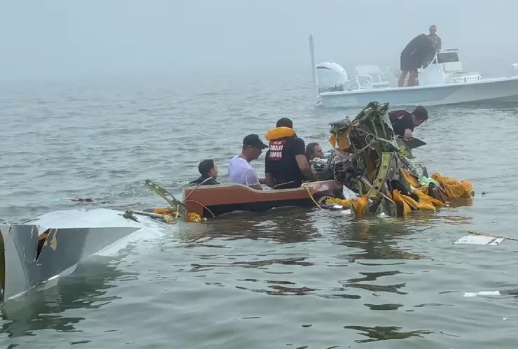 accidente aéreo Galveston