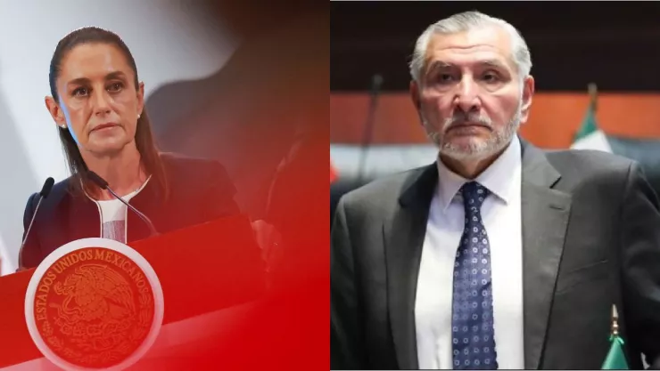 Claudia Sheinbaum y Adán Augusto.