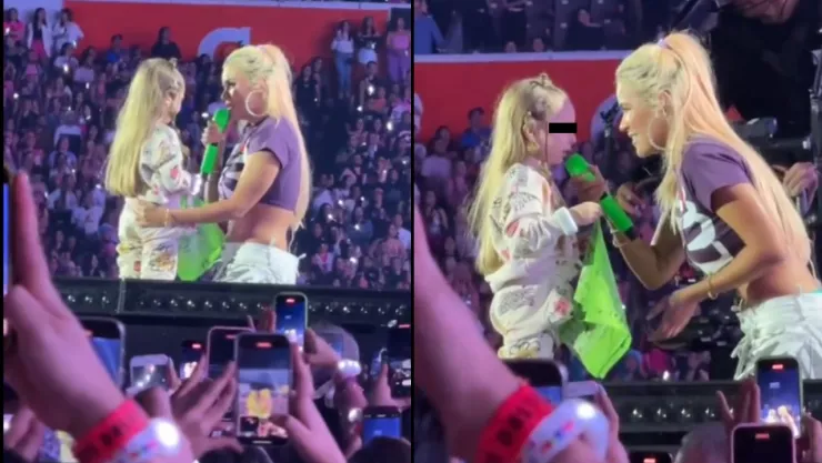 ¡EMOTIVO! Niña canta junto a Karol G durante concierto en Guadalajara (VIDEO)
