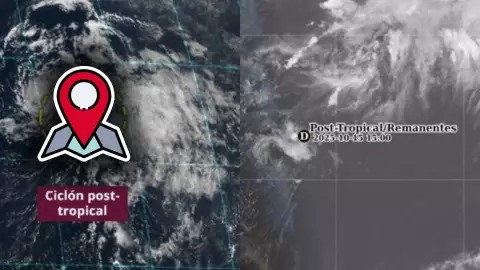 ¡ACTUALIZACIÓN! ‘Lorenzo’ se debilita a ciclón post-tropical en el Atlántico: Esta es su ubicación EXACTA hoy