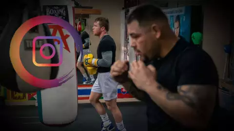 Andy Ruiz Canelo Álvarez Instagram