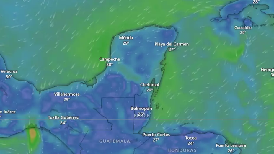 Clima hoy en Yucatán Continuarán las lluvias este domingo 25 de agosto de 2024