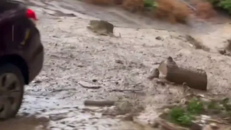 Avalanchas de lodo en California