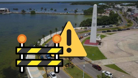 ¡Precaución! Cierre vial en Chetumal hoy 24 de febrero por Día de la Bandera