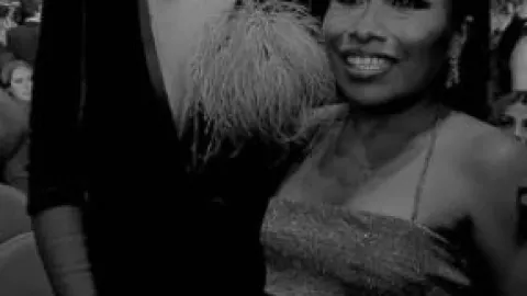 Laura Pausini y Yalitza Aparicio.