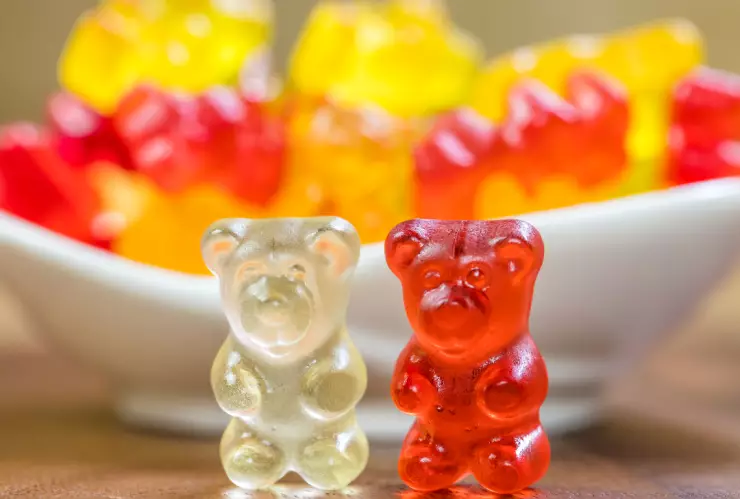 gomitas rojas colorante