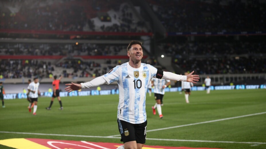 Lionel Messi con la Selección Argentina