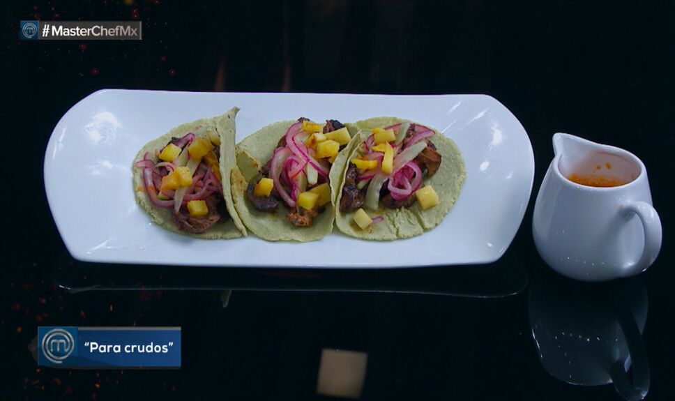 Platillos MasterChef México, para crudos