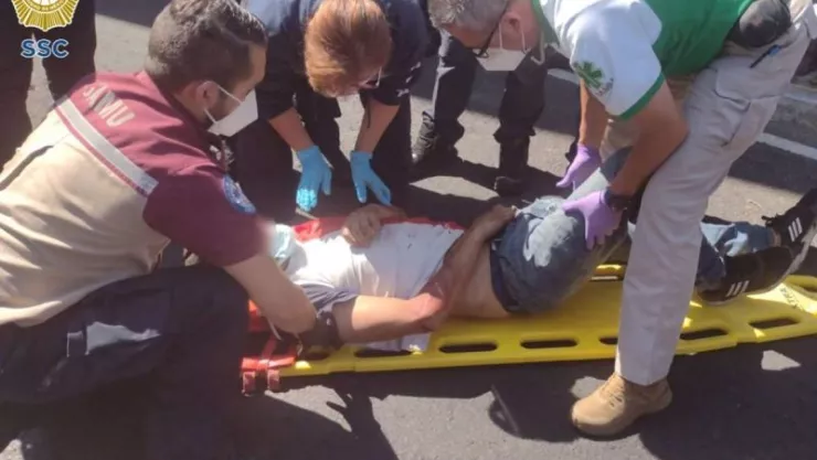 Sujeto se arroja de tramo elevado de Línea 4 del Metro CDMX