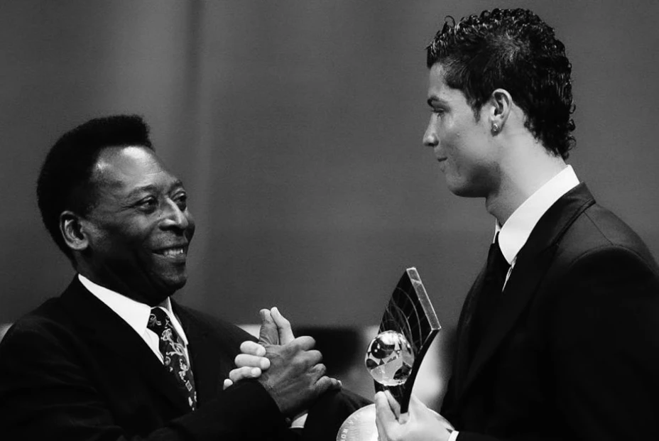 Cristiano Ronaldo y Pelé