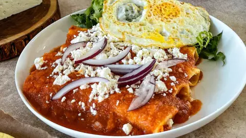 ¡Viva México! Las enchiladas mexicanas son uno de los mejores platillos del mundo