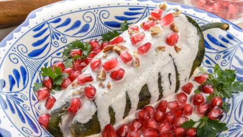 chiles en nogada receta