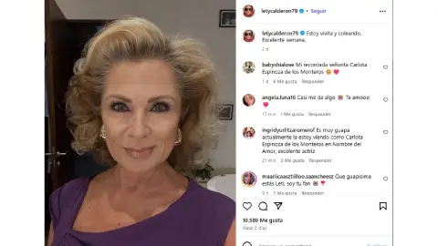 Así fue la reacción de Leticia Calderón al ‘Fake News’ sobre su muerte