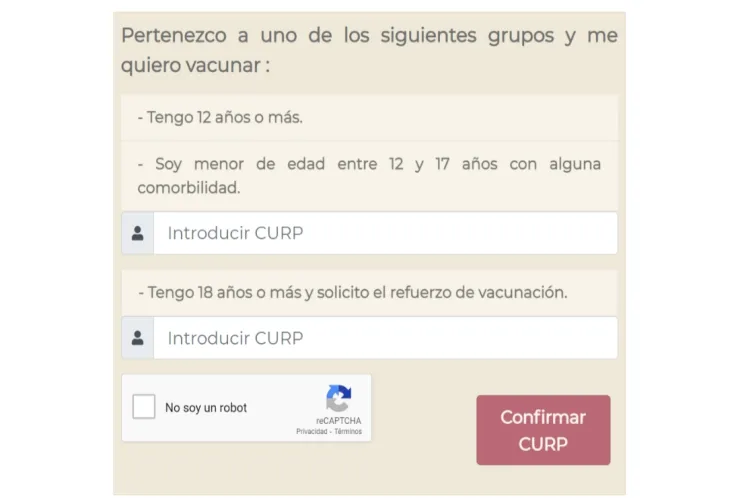 vacunación