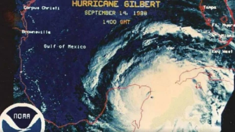 huracan gilberto paso 35 años yucatan