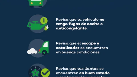 Qué revisar antes de la Verificación Vehicular