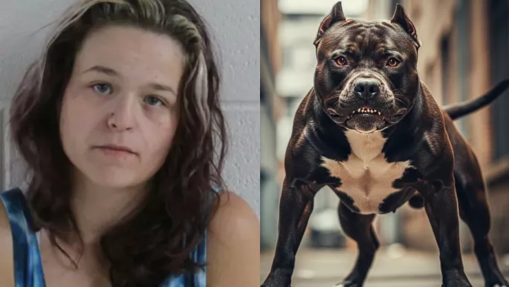 mujer mata a su hijo con perro pitbull