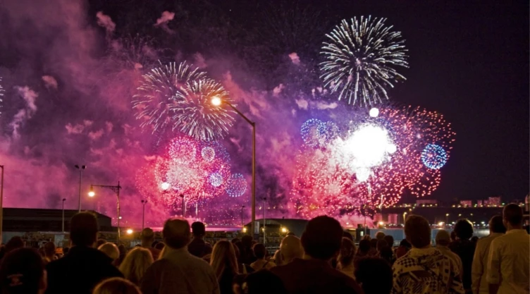 Fuegos artificiales del 4 de julio