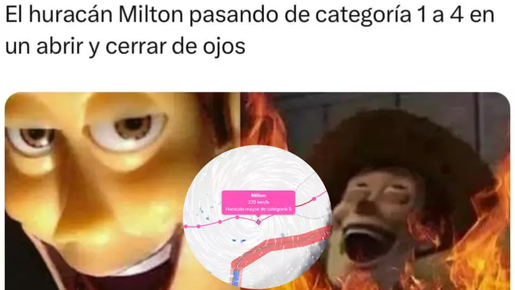 MEMES_ Así reaccionaron los internautas ante llegada del huracán Milton a la Península de Yucatán.jpg