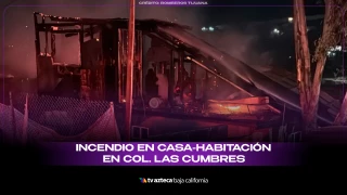 Incendio en cumbres.