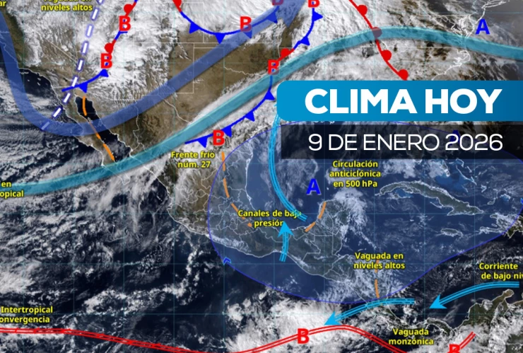 Pronostico del clima en México: frente frío dejará lluvias y ambiente muy frío en varias regiones
