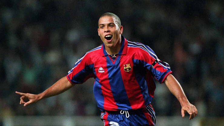Ronaldo Nazario en el Barcelona