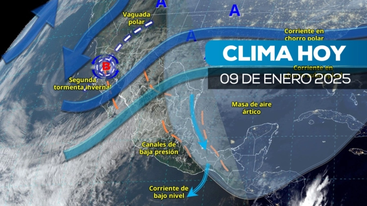 Descubre el pronóstico del clima en México para el 9 de enero