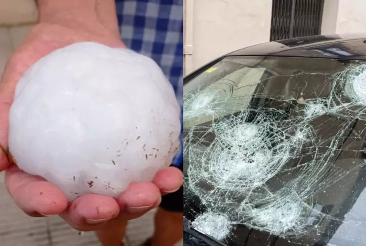 Granizada en España: Bebé muere golpeada por una bola gigante de hielo