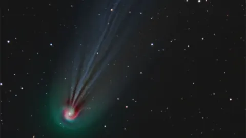 Paso del Cometa Diablo por la Tierra, ¿cómo se vio?