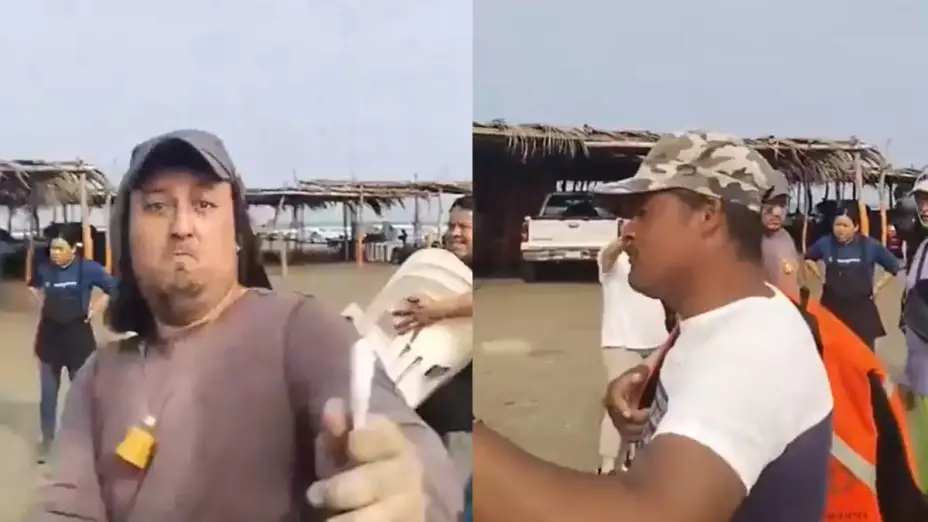 Palaperos de Chachalacas agreden a turistas