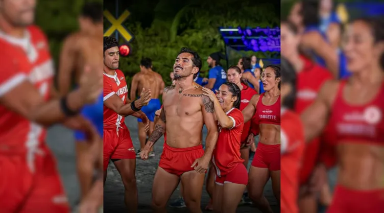 ¡Showman total! Mono Osuna deja al público boquiabierto con su increíble tiro al aro