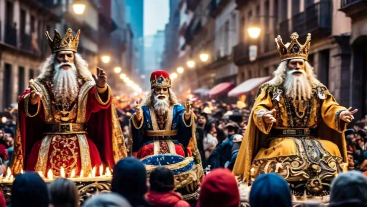 Desfile de Reyes Magos en Puebla 2025