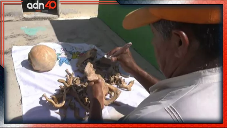 Día de Muertos Pómuch tradiciones limpia de huesos