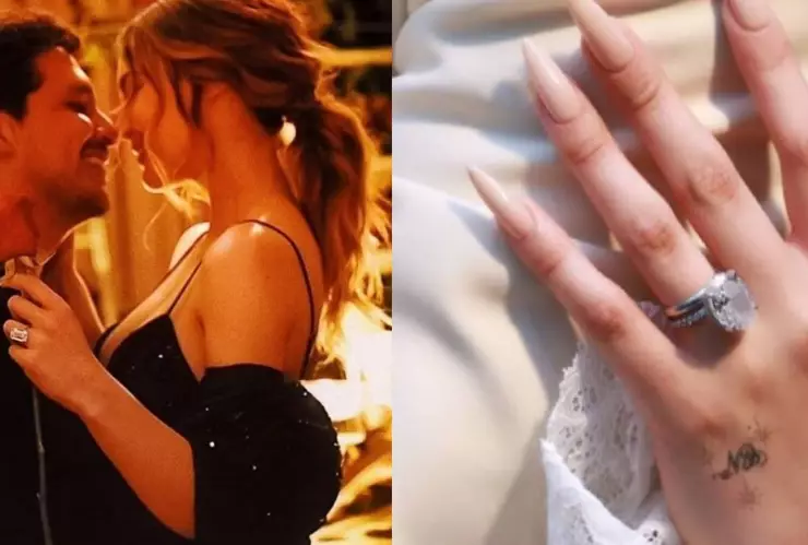 Revelan qué anillo de compromiso le costó MÁS a Christian Nodal, el de Belinda o el de Ángela Aguilar