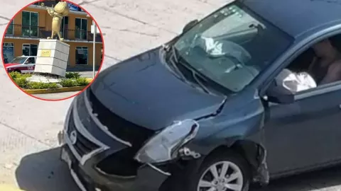 Accidente monumento de Cri-Cri