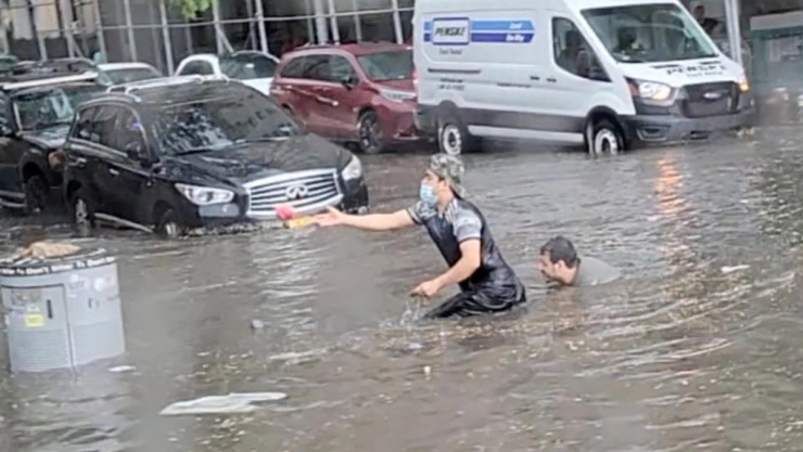 Inundaciones en Estados Unidos.