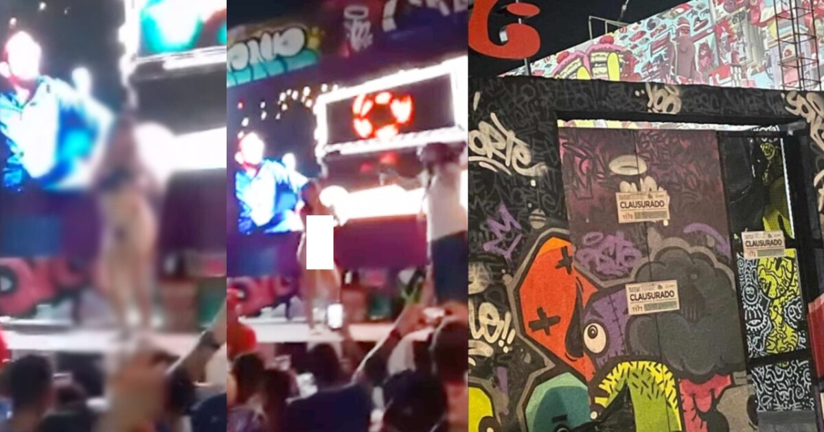 Video. Mujer baila desnuda en inauguración de bar Marchante en Veracruz