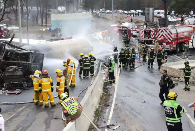 Explosión de pipa de gas Lp en Iztapalapa, 10 de septiembre de 2025.