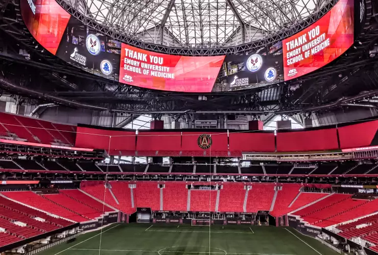 Mercedes Benz Stadium de Atlanta, Georgia, en el que se disputará el primer partido de la Copa América