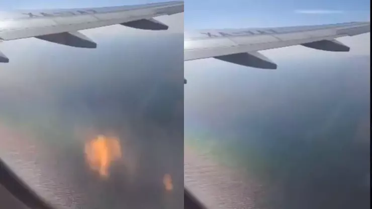 VIDEO: Explota turbina de avión en pleno vuelo Puerto Vallarta-Guadalajara