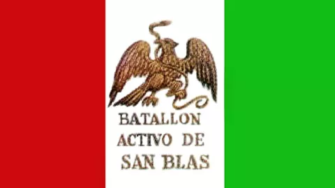 Bandera del Batallón de San Blas bandera de México.jpg