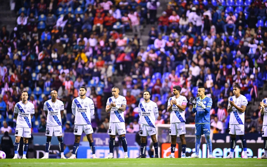Jugadores del Club Puebla en el Apertura 2024