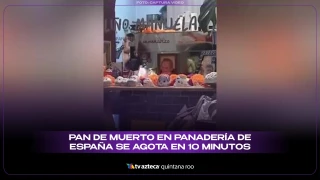 ¡Un éxito total! El Pan de Muerto se agotó en tan sólo 10 minutos una panadería en España