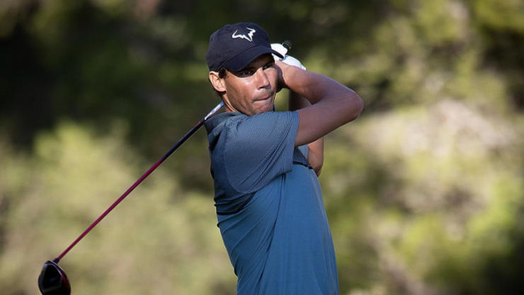 Rafael Nadal demostr&oacute; que tambi&eacute;n en el golf es un crack