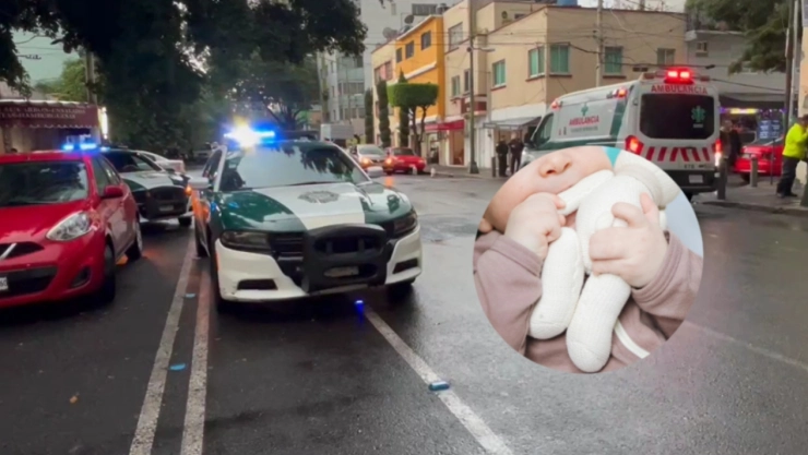 Roban auto en la Cuauhtémoc con un BEBÉ ADENTRO; ya lo recuperaron