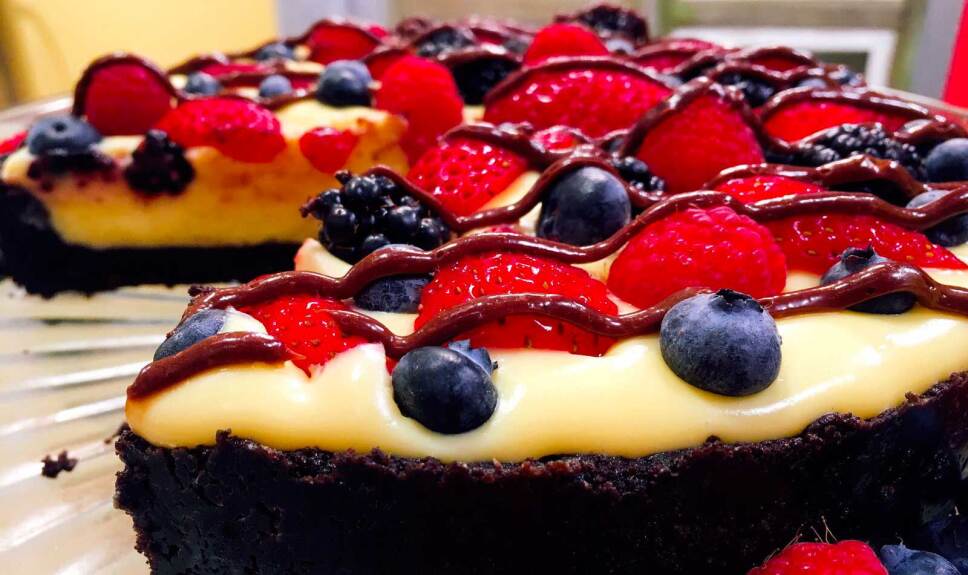 Receta Tarta de frutas sin horno