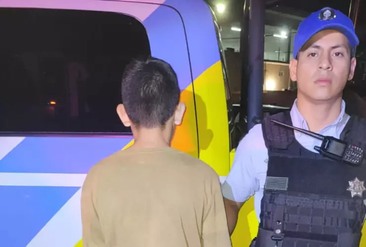 niño detenido por autoridades de Monterrey