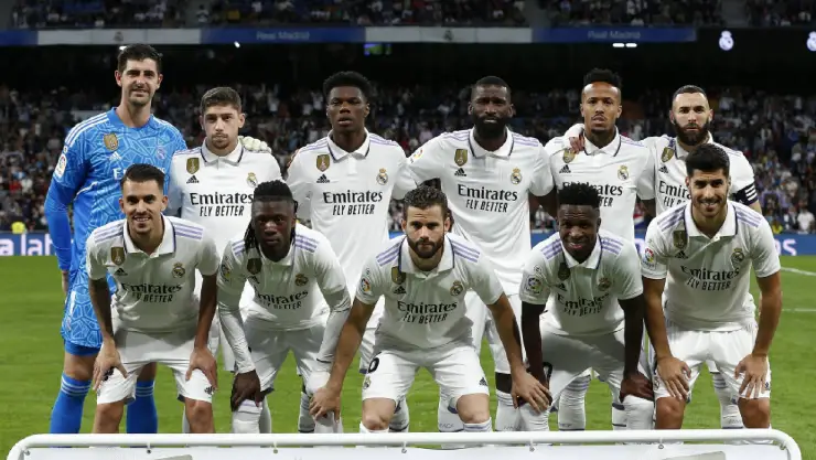 Real Madrid previo a un encuentro de LaLiga